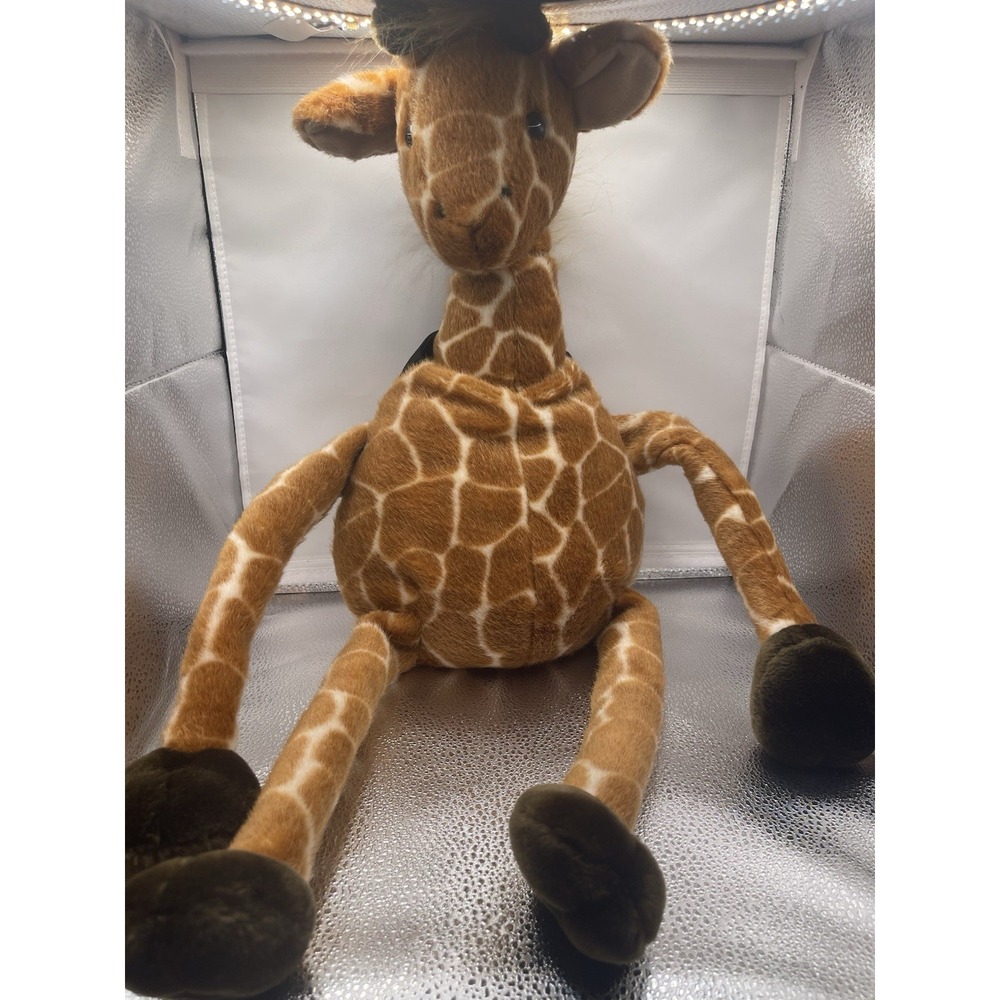 Mango Giraffe Plush Stuffed Animal 26 Inch Realistic Zoo‎ Bag 1